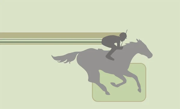 Paard Silhouet Vector Illustratie — Stockfoto