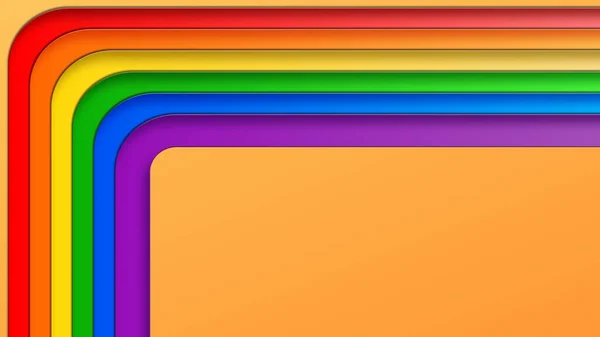 Abstracte Achtergrond Van Grafische Elementen Frames Regenboogkleuren Met Ruimte Voor — Stockfoto