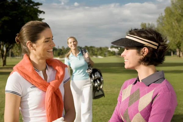 Golf Oynayan Bir Grup Arkadaş — Stok fotoğraf