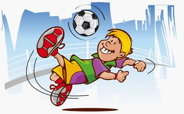 Illustration Soccer Player Ball — Stock Photo, Image