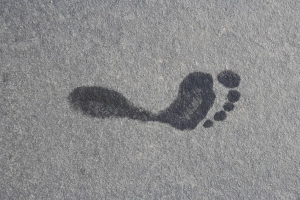 Footprints Beach — Stock Photo, Image