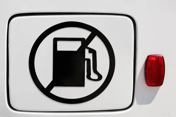 ガソリンスタンドの看板 3Dイラスト — ストック写真
