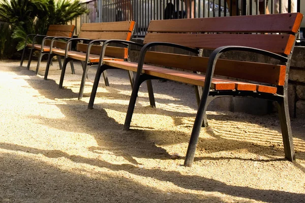 Empty Chairs Beach — Stock Photo, Image