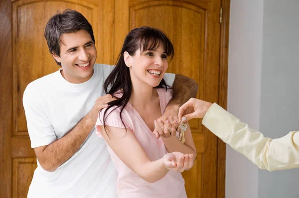 Young Couple Love Her Husband — Stock Photo, Image