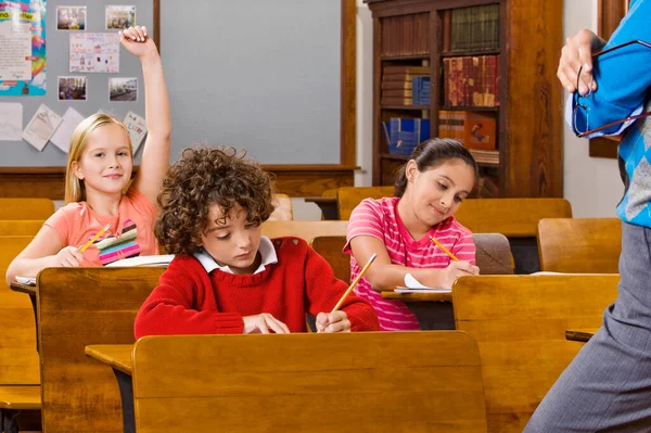 Group Students Studying Classroom — Stock Photo, Image