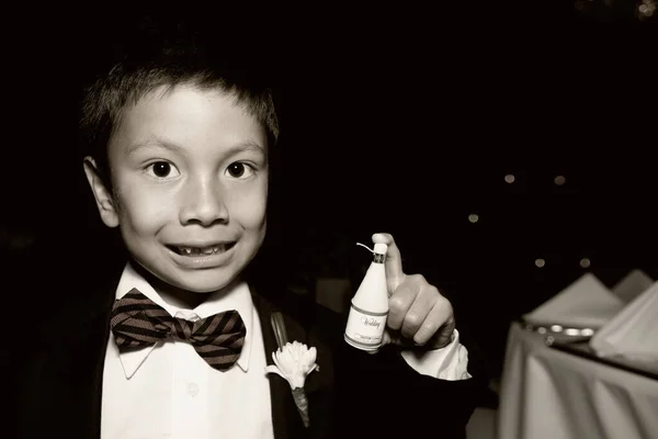 Портрет Хлопчика Краваткою — стокове фото