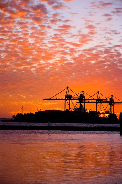 Pôr Sol Sobre Mar — Fotografia de Stock