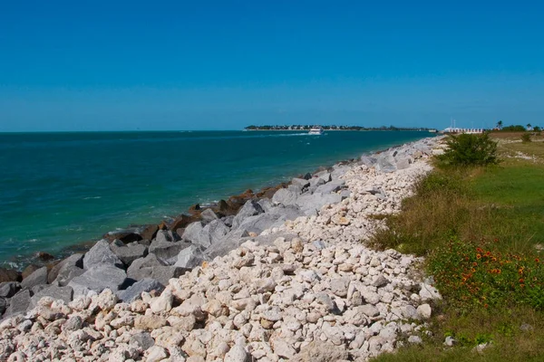 Bella Vista Sulla Costa Del Mare — Foto Stock