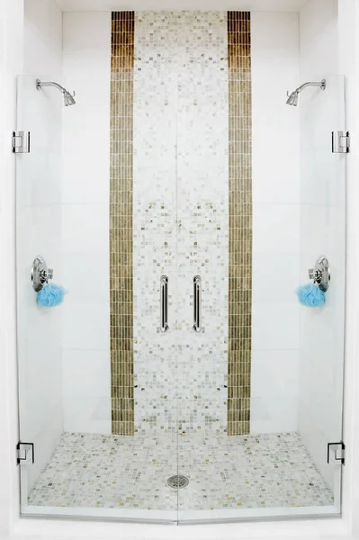 Interior Cuarto Baño Con Bañera Blanca — Foto de Stock