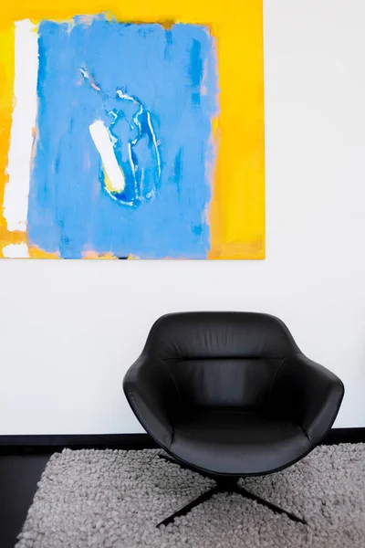 Interior Modern Dengan Sofa Dan Kursi — Stok Foto