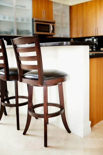 Modern Kitchen Interior Table Chairs — Stock Photo, Image