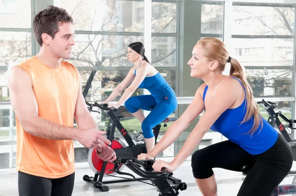 Group People Working Out Gym — Stock Photo, Image