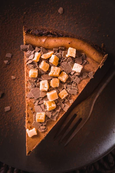 Шоколадный Торт Орехами Медом — стоковое фото