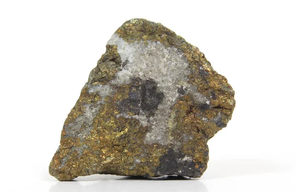 Stein Isoliert Auf Weißem Hintergrund — Stockfoto