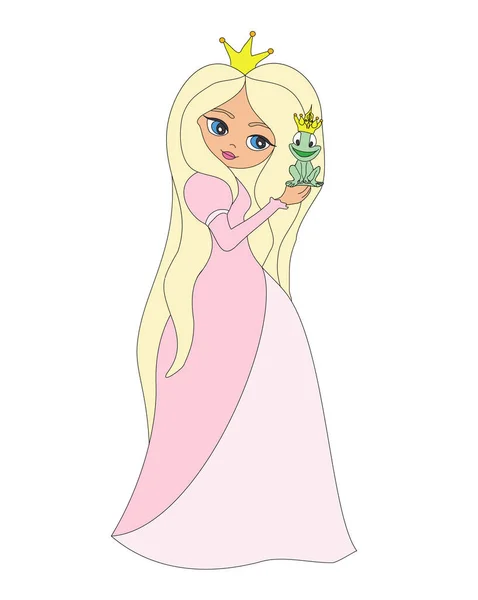 Pequena Princesa Bonito Com Véu — Fotografia de Stock