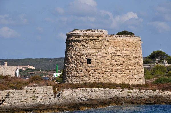 Ruinerna Fästningen Vid Medelhavet Norra Delen Israel — Stockfoto