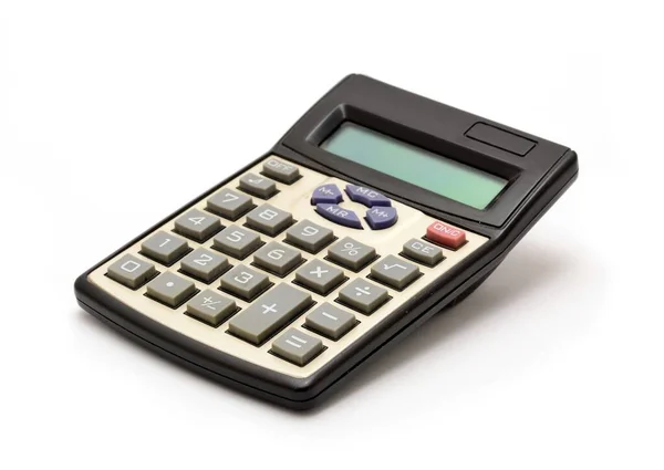 Старий Ретро Калькулятор Білому Тлі — стокове фото