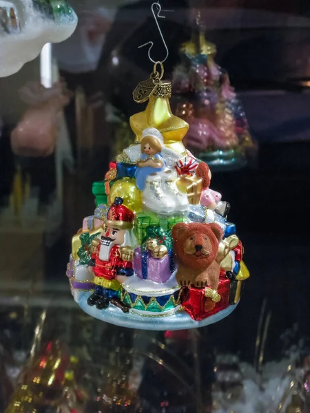 Christmas Decoration Market — Stock Photo, Image