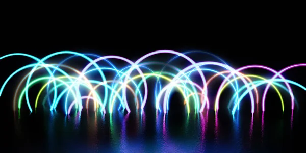 Abstract Background Neon Lights — Stock Photo, Image