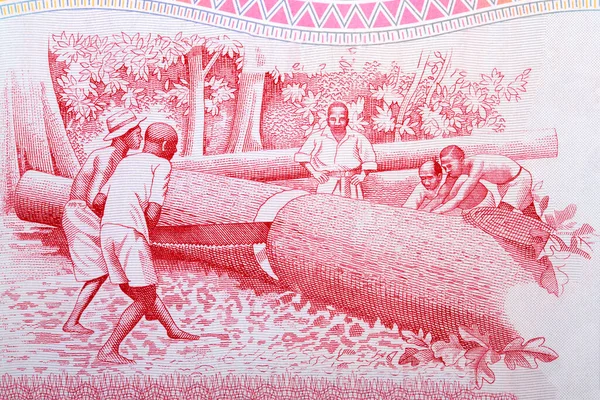 Lumberers Old Ghanaian Money Cedi — Stock Photo, Image