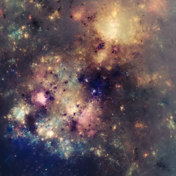 Colorido Abstrato Galáxia Espaço Fundo — Fotografia de Stock