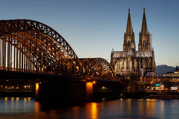 View Cologne Rhine Cologne Cathedral — Stock Photo, Image