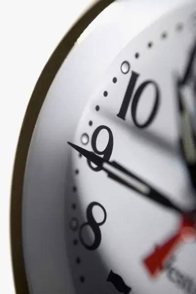 Relógio Com Tempo Para Data — Fotografia de Stock