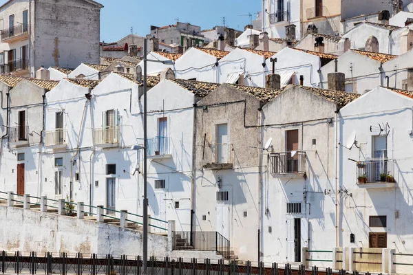 Παλιά Πόλη Στο Monte Sant Angelo Πούλια Ιταλία — Φωτογραφία Αρχείου