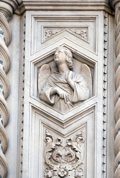 Angel Portale Della Cattedrale Santa Maria Del Fiore Firenze Italia — Foto Stock