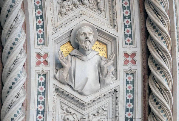 Florentine Saints Portal Cattedrale Santa Maria Del Fiore Katedral Santa — Stok Foto