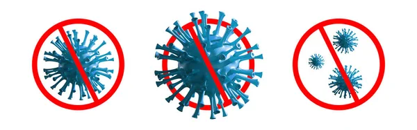 Viruserkrankung Bakterien Coronaviren Medizin Infektion Gefahr Vektorillustration — Stockfoto