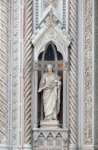 Saint Reparata Portalul Cattedrale Santa Maria Del Fiore Catedrala Sfânta — Fotografie, imagine de stoc