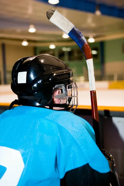 Hockeyspeler Actie — Stockfoto