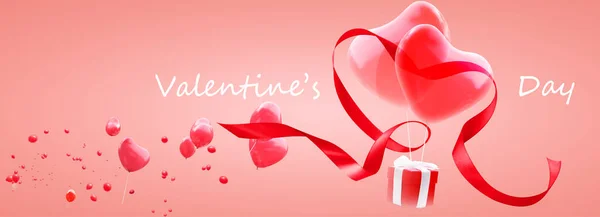 Valentijnsdag Achtergrond Liefde Valentijnsdag Concept Illustratie — Stockfoto