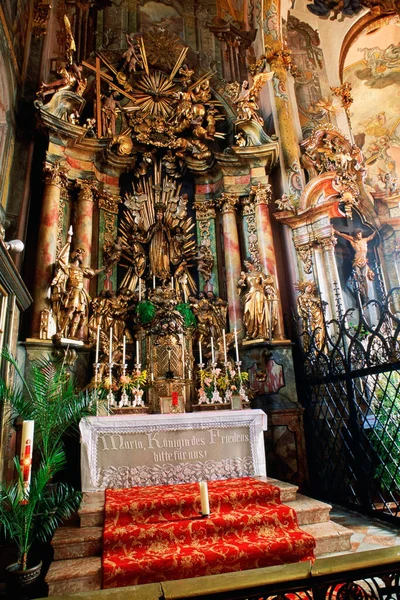 Interior Iglesia Ciudad Barcelona — Foto de Stock