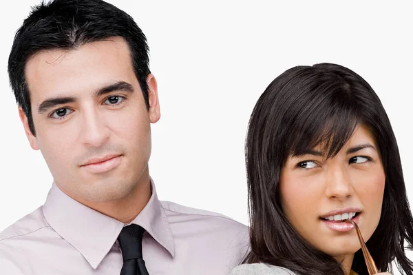 Retrato Una Pareja Joven —  Fotos de Stock