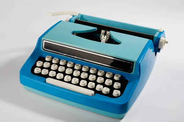 Старая Пишущая Машинка Калькулятором — стоковое фото