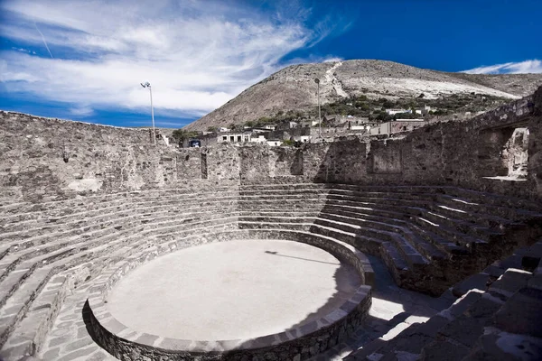 Ruins Ancient City Greek Island Most Famous Landmark Summer — Stock Photo, Image