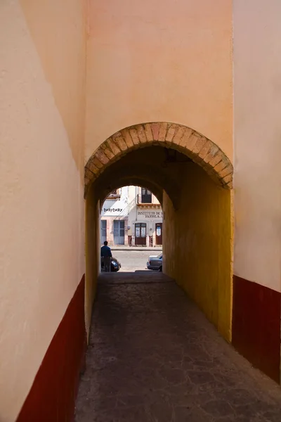 Staré Město Starobylého Města Španělštině — Stock fotografie
