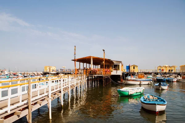 Bateaux Pêche Sur Plage Venice Italie — Photo