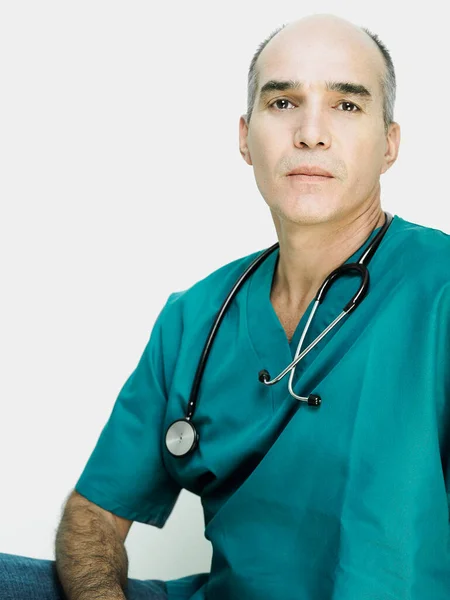 Retrato Médico Masculino — Fotografia de Stock