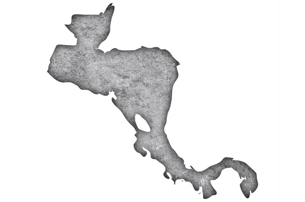 Mappa Della Germania Con Bandiera Sfondo Bianco — Foto Stock