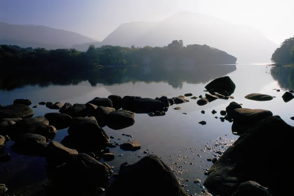 Skały Jeziorze Jezioro Killarney Hrabstwo Kerry Irlandia — Zdjęcie stockowe