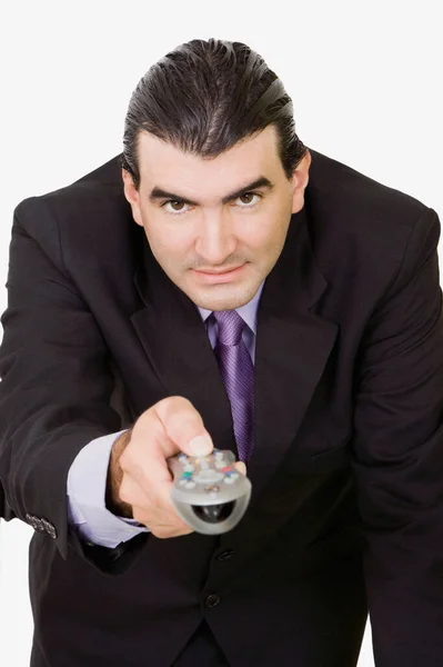 Businessman Holding Credit Card — Stock Photo, Image