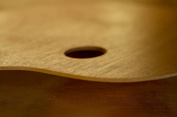 Drewniany Stół Wzorem Drewna — Zdjęcie stockowe