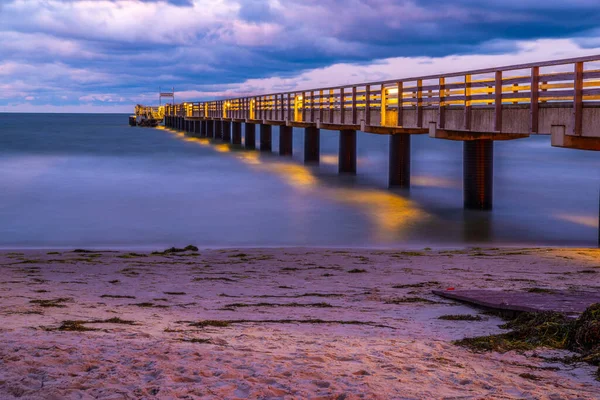 Bella Vista Sul Mare Tramonto — Foto Stock