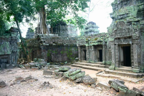 Ruínas Antigas Angkor Wat Siem Reap Cambodia — Fotografia de Stock