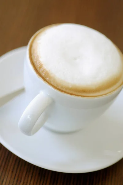 Masada Köpüklü Sıcak Kahve — Stok fotoğraf