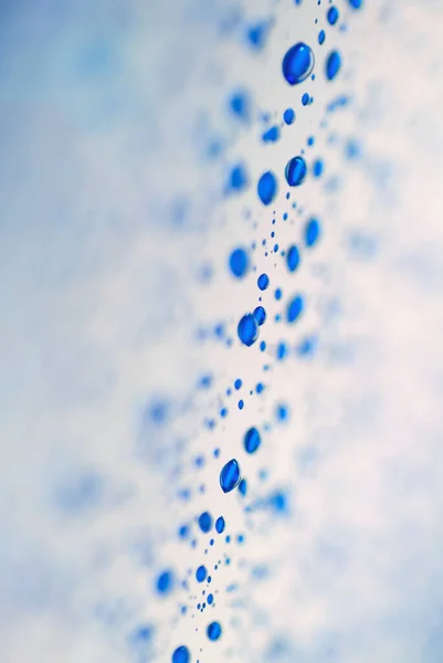 Close Water Drops Surface — Stok Foto