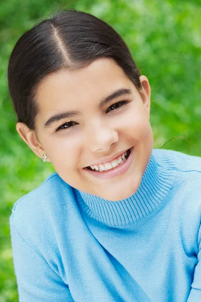 Retrato Bonito Sorrindo Asiático Menino — Fotografia de Stock